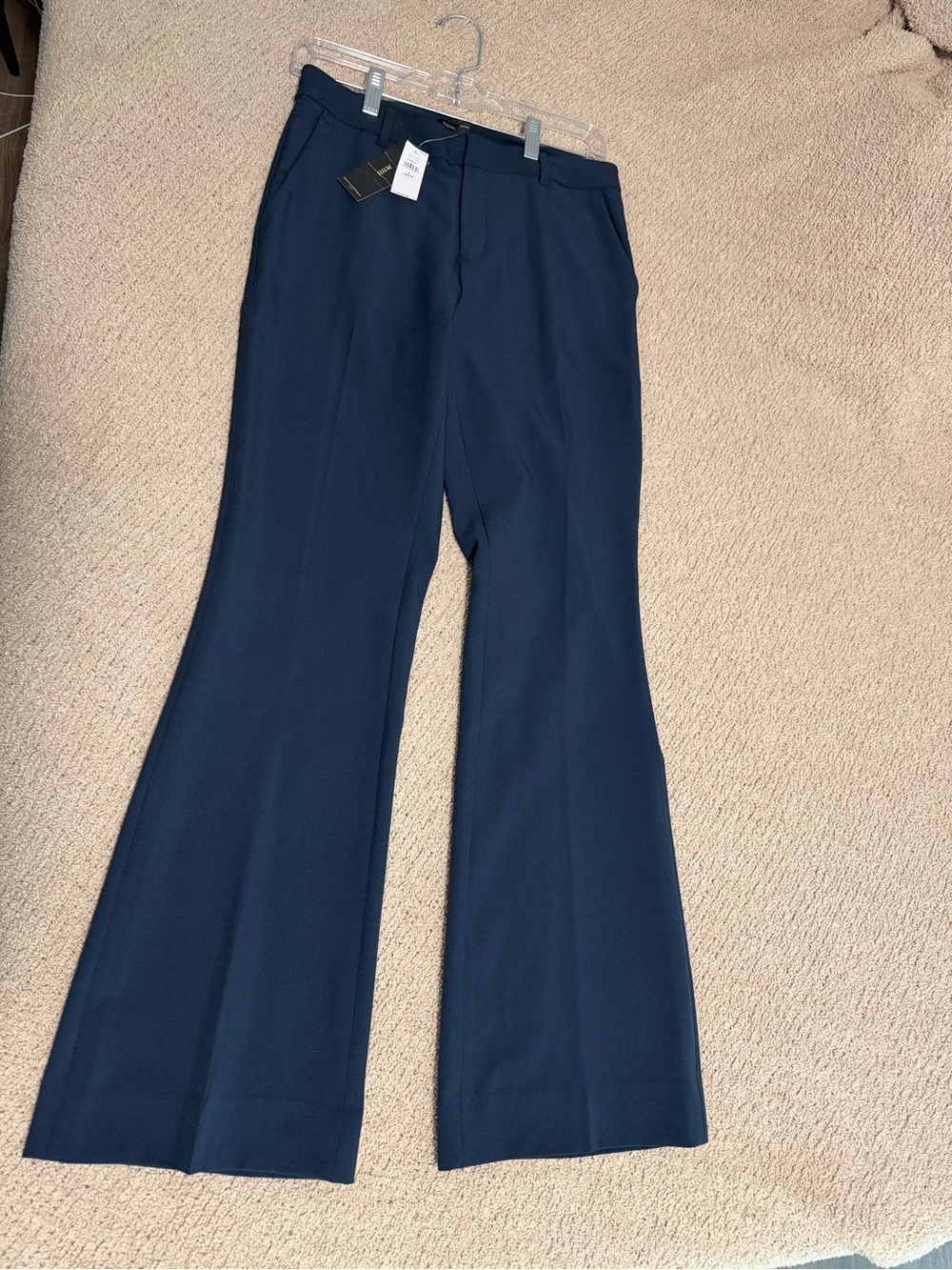 Banana Republic Men's Navy Flare Dress Pants